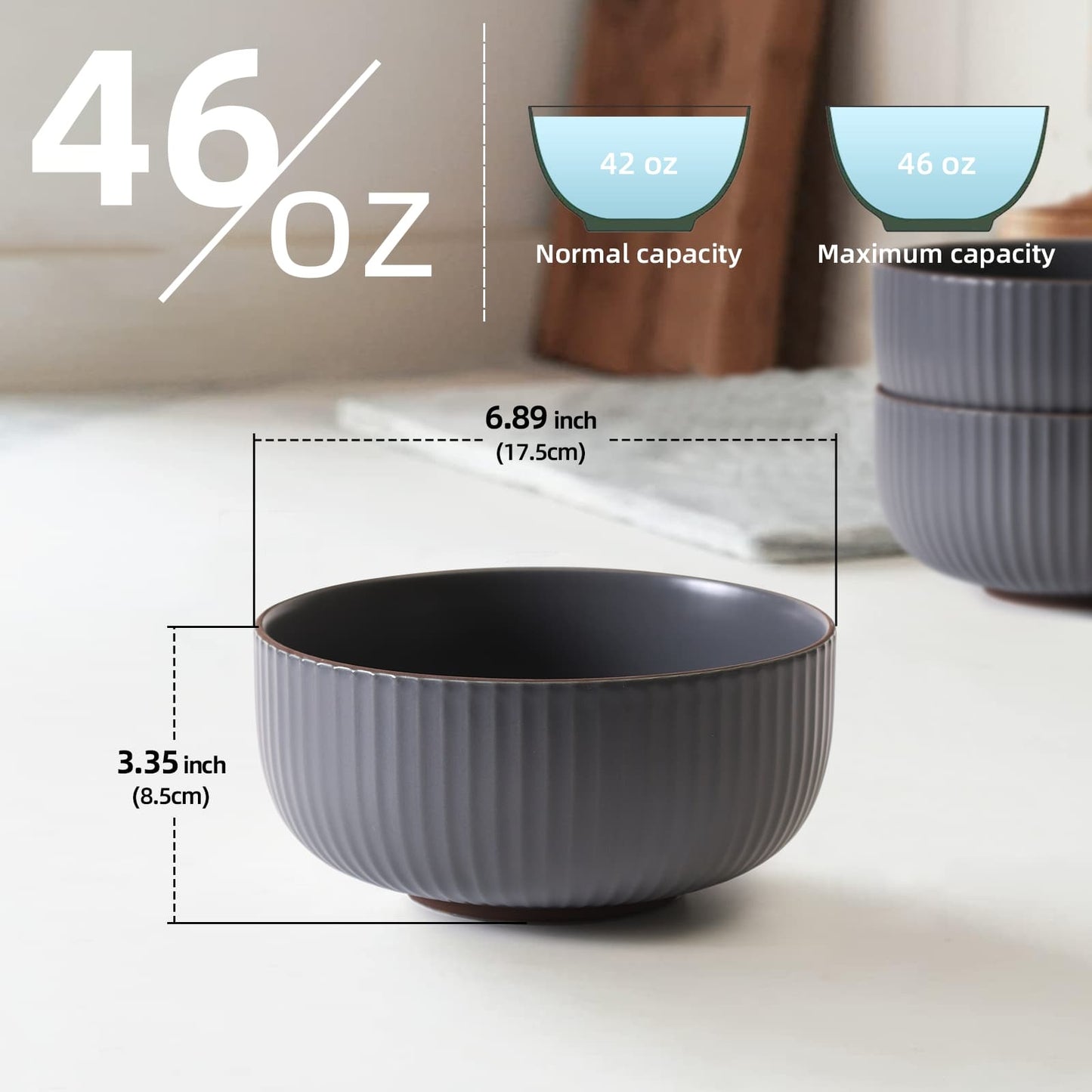 Ceramic Bowls - 4 set